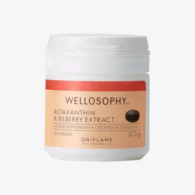 Wellosophy Astaxanthin & Bilberry Extract -antioksidanttikapselit1.webp